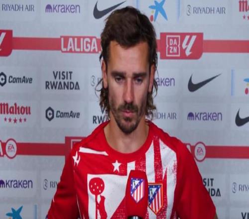 格列兹曼：我想继续在马竞创造历史，希望第200个进球尽快到来