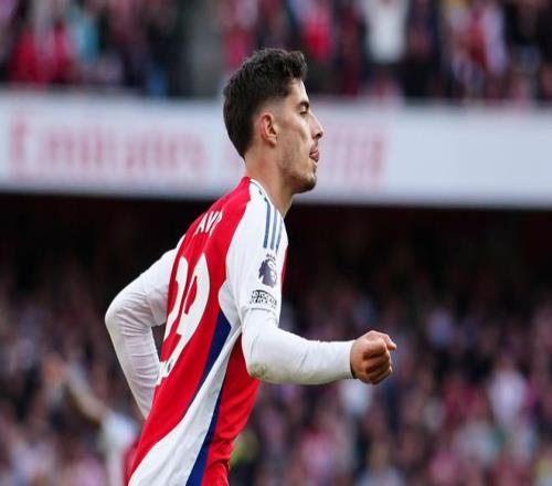 记者：上一场缺战的哈弗茨、卡拉菲奥里、尼尔森参与阿森纳训练