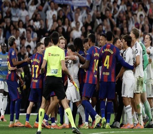 国家德比赛后冲突裁判报告：皇萨各三人因对峙染黄，卢宁染红