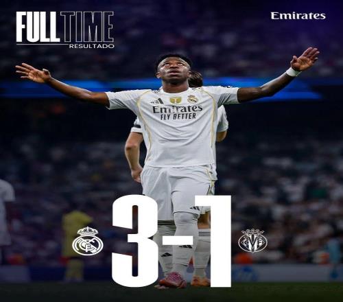 西甲皇家马德里31比利亚雷亚尔