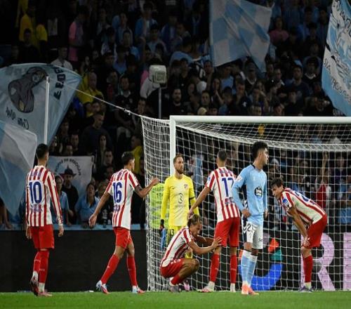 马德里竞技11塞尔塔距榜首8分