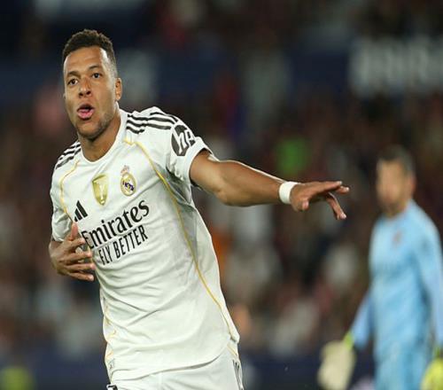 西甲姆巴佩双响皇家马德里41大胜莱万特