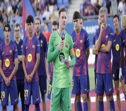 西甲队长集体反对巴萨比赛放迈阿密进行，巴萨队长特狮也签名了