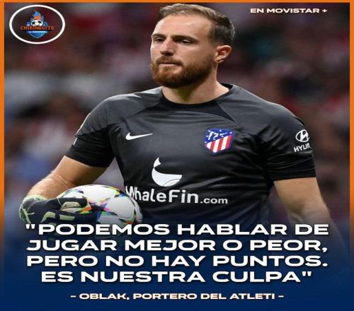 马竞门将奥布拉克：三场两分，还有什么好说的