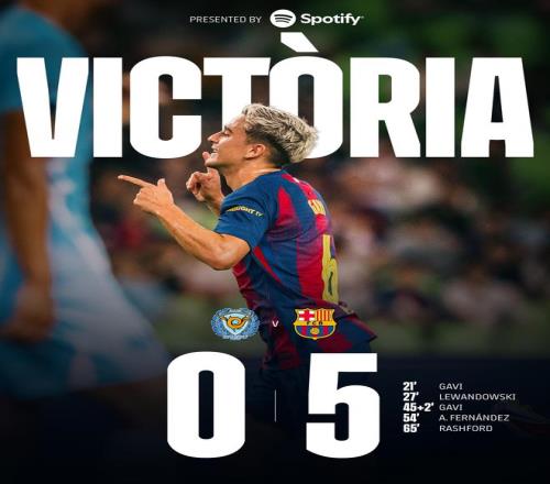 巴萨三战全胜结束季前亚洲之行，总计进15球丢4球