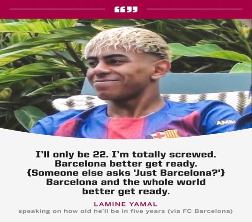 是有资本狂亚马尔17岁德转身价2亿，梅西同龄300万C罗无身价