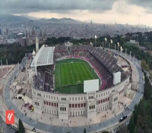 赫罗纳抗议西甲海外赛，对巴萨比赛开始后球员静站15秒