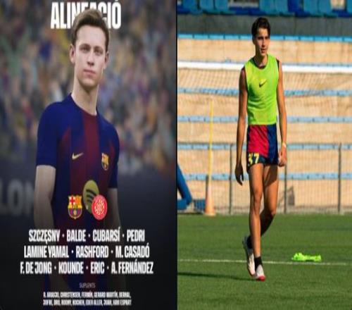 17岁巴萨小将托尼费尔南德斯生涯联赛首秀即首发