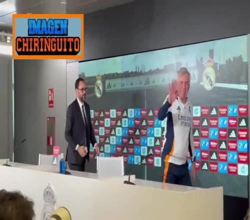 致敬！安切洛蒂完成执教皇马最后一场赛前发布会，记者掌声送别