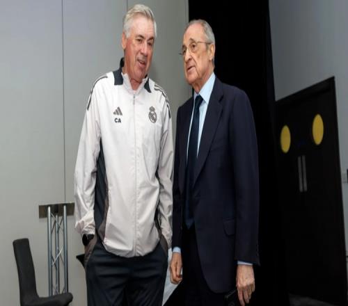 ESPN：弗洛伦蒂诺不满安切洛蒂公开与巴西谈，因此翻脸叫停其离任