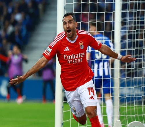 本菲卡捡漏帕夫利季斯战巴萨+波尔图两戴帽荷甲金靴仅卖1800万