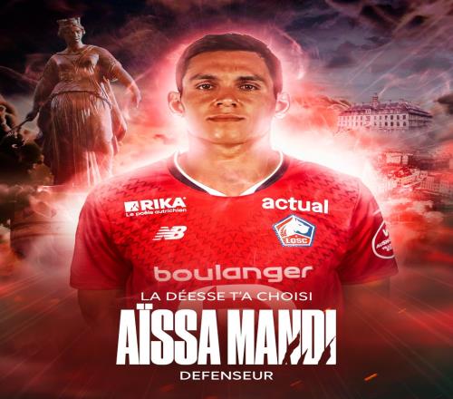 官方:里尔签下前黄潜后卫曼迪 球员刚刚与黄潜完成解约