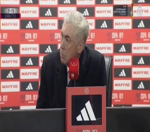 安切洛蒂：我们水平更高但更需要态度魔笛的表演是对足球的馈赠