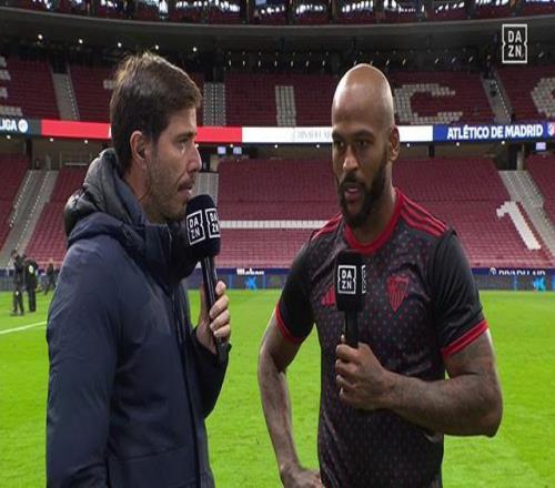 塞维利亚后卫：如果马竞的点球成立，那第二个进球也该吹犯规