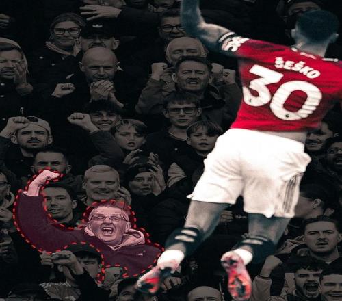 感谢你的激情，谢什科团队发文寻找一位看台上庆祝谢什科进球的老人