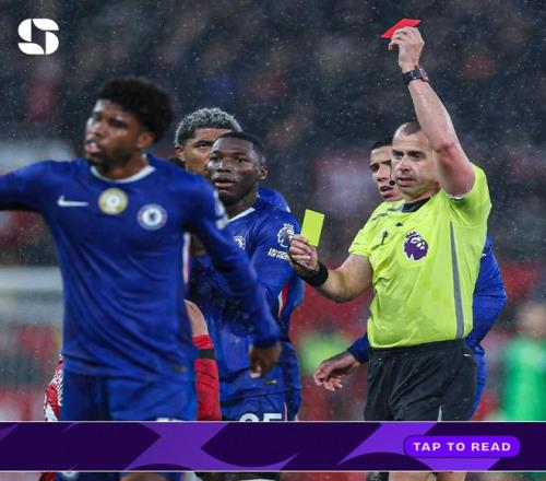 15红388黄，2223赛季起英超得红黄牌最多的球队是切尔西