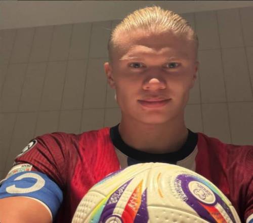 完成生涯第27次帽子戏法，哈兰德赛后晒带走比赛用球照