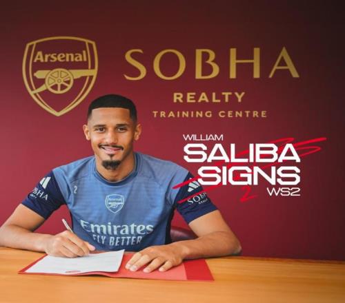 与枪手续下长约，萨利巴已经代表阿森纳出场140次