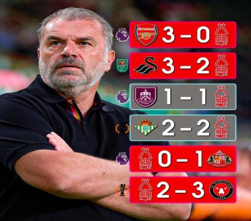 100年耻辱60岁澳波人麻了：6亿欧打不过1亿欧上任后森林6场不胜