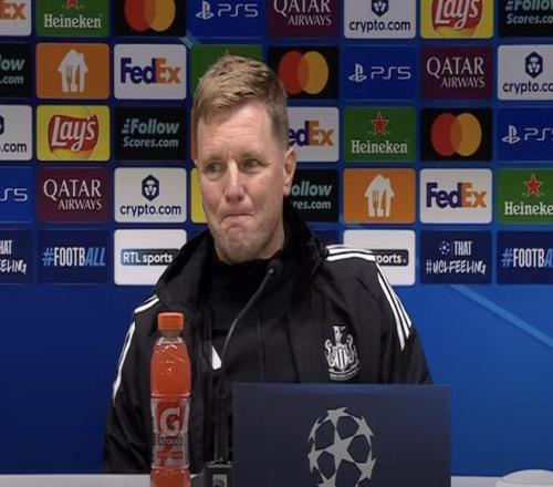 埃迪豪：球队有足够的阵容，应相信自己有能力在欧冠中赢球