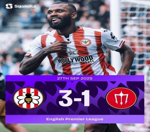 又创纪录！31击败曼联，布伦特福德88年来首次联赛对曼联连胜