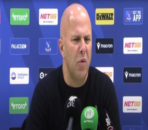 斯洛特：某一刻某名球员进攻意图过于强烈，导致对方攻入了制胜球