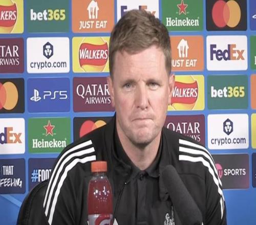 埃迪豪：我对亚马尔无法出场感到遗憾很期待与巴萨的对决