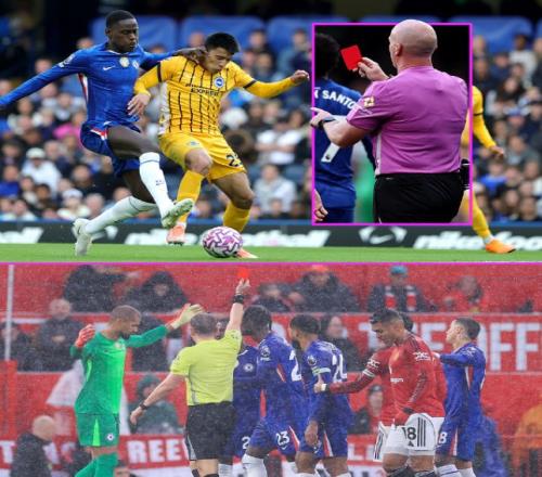 切尔西1比3布莱顿，红牌与点球的双重标准，蓝桥的公正为何缺席