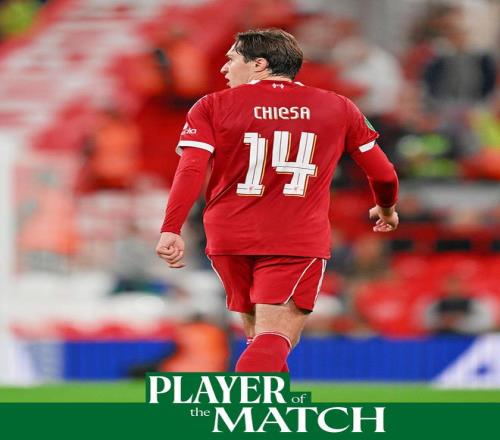 基耶萨：享受在利物浦踢球莱昂尼的防守像很多意大利的前辈