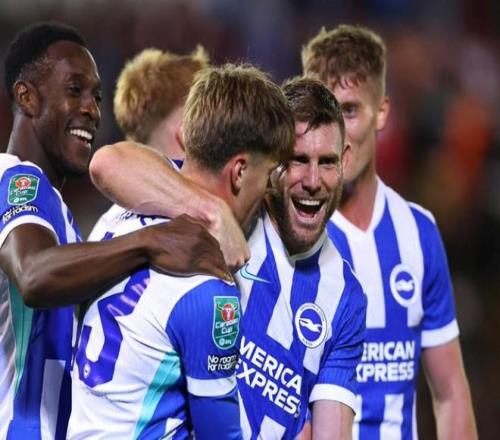 又一个60,布莱顿成为联赛杯历史首支连场净胜至少6球的球队 又一个60,布莱顿成为联赛杯历史首支连场净胜至少6球的球队