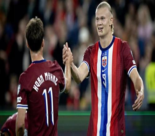 挪威媒体：哈兰德上演五子登科的落场球衣以12903欧拍卖