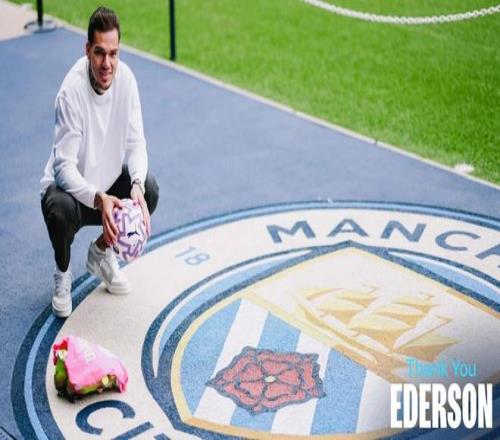 埃德森告别曼城：八年六夺英超冠军，这一切太棒了