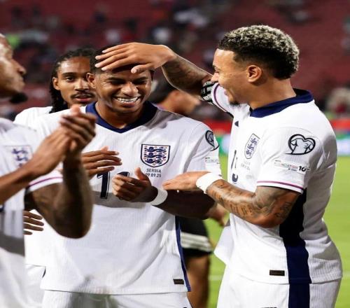 英格兰50大胜，拉什福德近2年首次进球GradientSports：德里赫特1数据英超第1