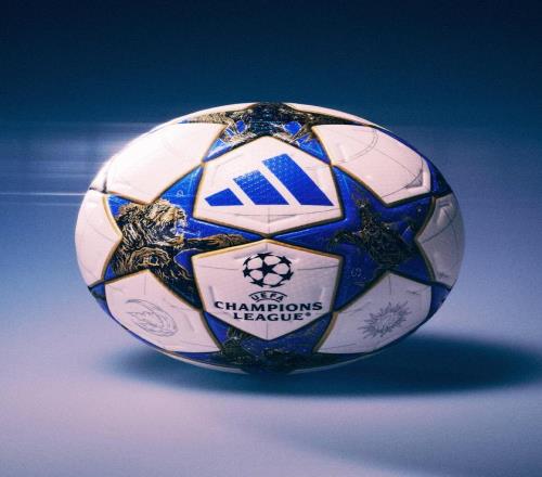 本赛季欧冠联赛阶段用球发布：白底+蓝星，图案致敬12星座