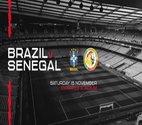 阿森纳官方：酋长球场将承办巴西11月15日与塞内加尔的友谊赛