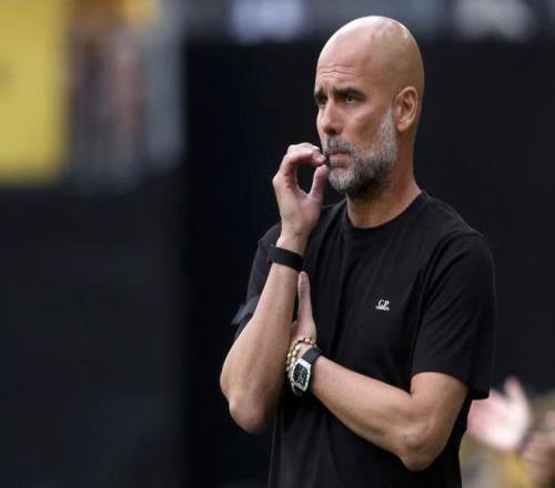 被问到埃德森是否已经为曼城踢完最后一场比赛时，瓜帅没回答