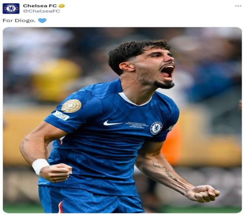 R.I.P.切尔西官方社媒晒内托庆祝照片：献给若塔