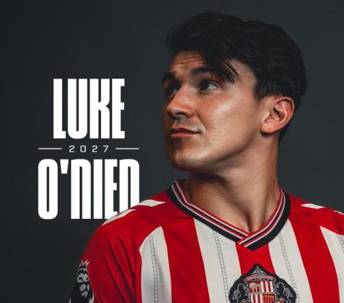 官方：桑德兰与后卫奥尼安续约至2027年，还有一年的续约选项