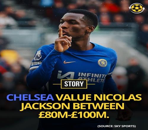 标价1亿镑天空：曼联有意杰克逊，埃基蒂克7900万转会费成参照