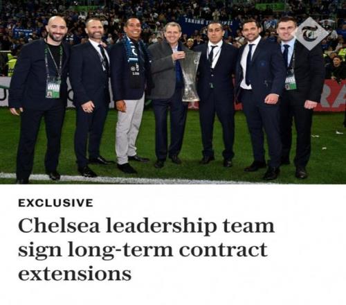 电讯报：切尔西续约体育总监和招募主管等4人，新合同直到2031年