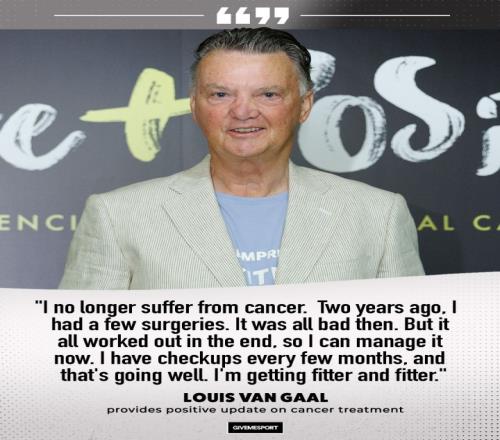 抗癌成功！73岁范加尔：我现在摆脱了癌症困扰3年前曾颁奖时失禁