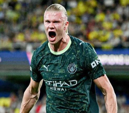 哈兰德打进生涯欧冠第53球，仅梅西26岁前欧冠进球数比他更多