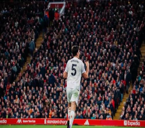 马奎尔的进球是曼联在安菲尔德的第二晚制胜球，仅次于奥谢