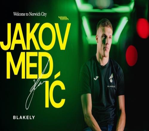 官方：阿贾克斯中卫梅迪奇转会诺维奇，签约至2028年