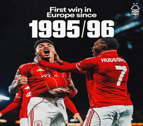 20力克波尔图，时隔近30年诺丁汉森林再次在欧战取胜