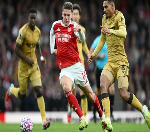 阿森纳战水晶宫全场数据：射门107，控球率60