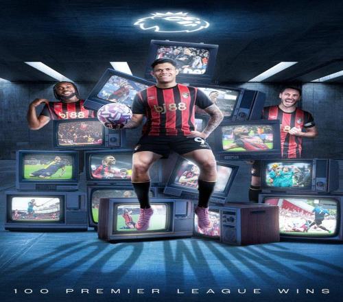 20力克森林，伯恩茅斯收获队史英超第100胜