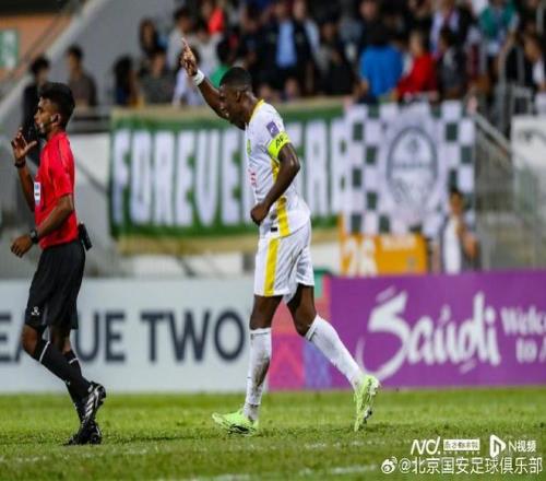 北京国安亚冠赛场平中国香港大埔，近8轮比赛仅1胜失23球