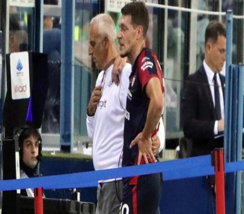 卡利亚里确认贝洛蒂左膝十字韧带撕裂，意媒预测伤缺46月