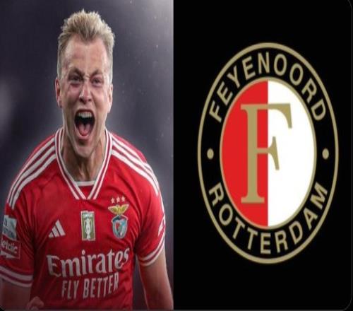 迪马：热那亚无缘本菲卡前锋滕斯泰特，球员接近加盟费耶诺德